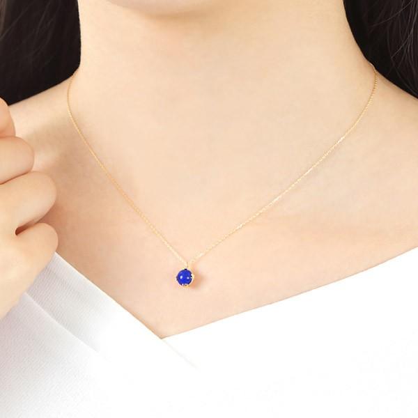 ラピスラズリ ネックレス K18YG 18k 18金 イエロー ゴールド ラピスラズリ ネックレス K18YG 18k 18金 イエロー ゴールド