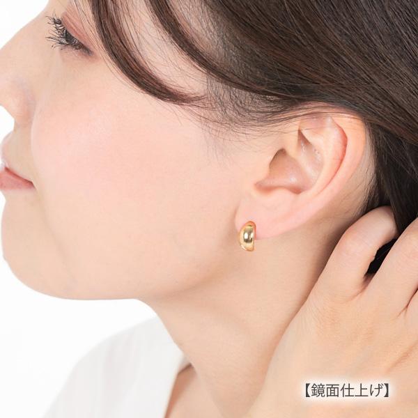 月甲 ピアス ムーンピアス K18YG 18金 18k イエロー ゴールド 月甲 ピアス ムーンピアス K18YG 18金 18k イエロー ゴールド