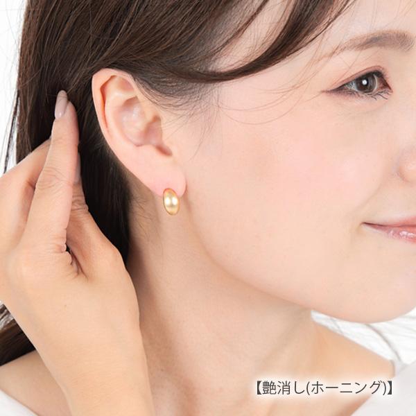 月甲 ピアス ムーンピアス K18YG 18金 18k イエロー ゴールド 月甲 ピアス ムーンピアス K18YG 18金 18k イエロー ゴールド