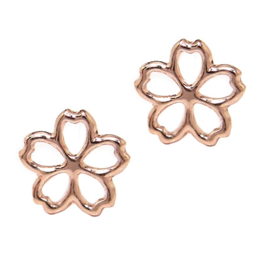 桜 さくら サクラ ピアス K10 10k 10金 イエロー ピンク 桜 さくら サクラ ピアス K10 10k 10金 イエロー ピンク