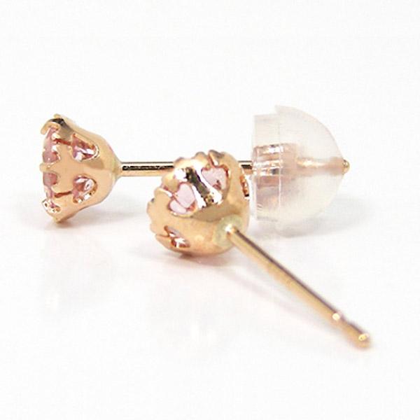 モルガナイト ピアス ピンクアクアマリン K18PG 18k 18金 ピンク モルガナイト ピアス ピンクアクアマリン K18PG 18k 18金 ピンク