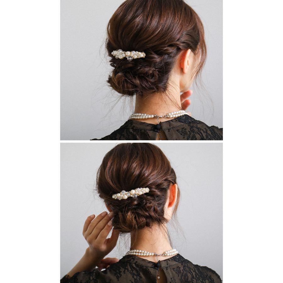パーティー ドレス ヘアアクセ アクセサリー バレッタ ヘッドドレス フェイクパール ビジュー ヘアピン 結婚式 披露宴 二次会 2次会 成人式 卒業式 入学式 Asa Fashionletter 通販 Yahoo ショッピング