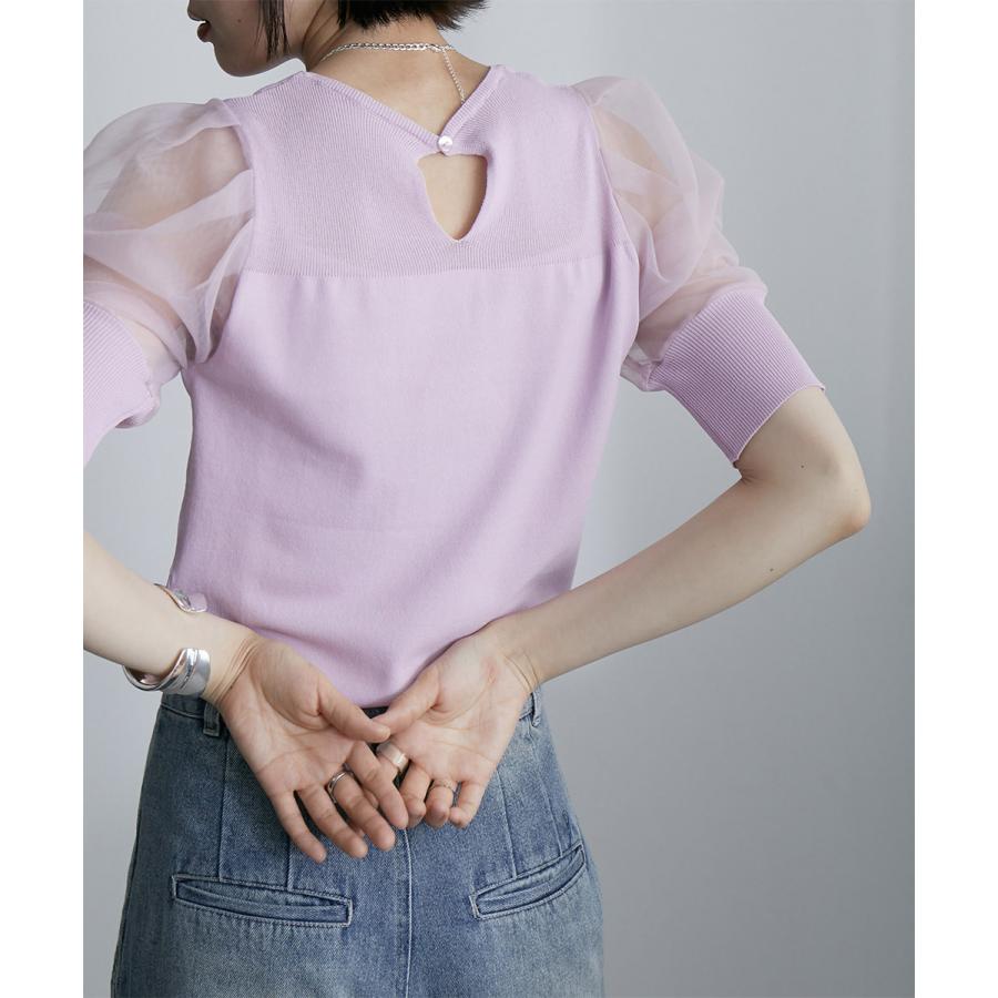 楽天3年連続年間1位 ドッキング カットソー シースルー ボリュームチュール