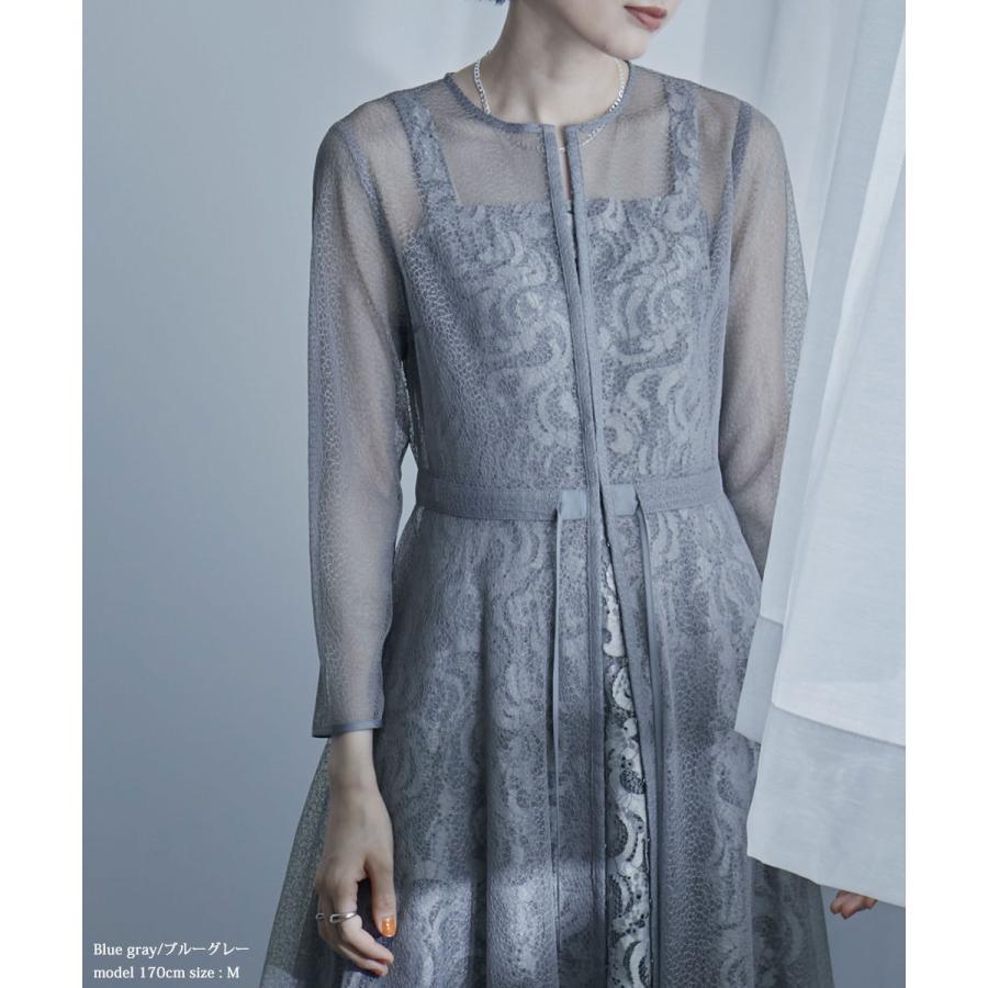 幾何学チュールジャガードワンピ ワンピース レディース ドレス ワンピ チュール レース フォーマル 結婚式 二次会 パーティー ジャガード セット Asa819 Fashionletter 通販 Yahoo ショッピング