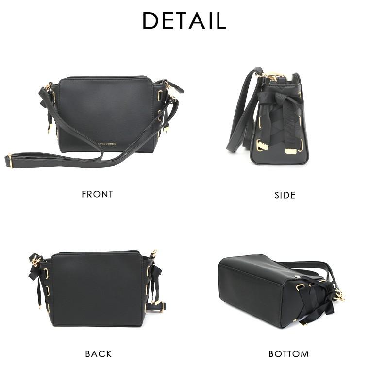 リボン サイド ショルダーバッグ レディース 斜めがけ かわいい 小さめ ショルダーバッグ 軽い バッグ ミニショルダー レディース鞄 ななめ掛け ミニ バッグ Ch0172 Fashionletter 通販 Yahoo ショッピング