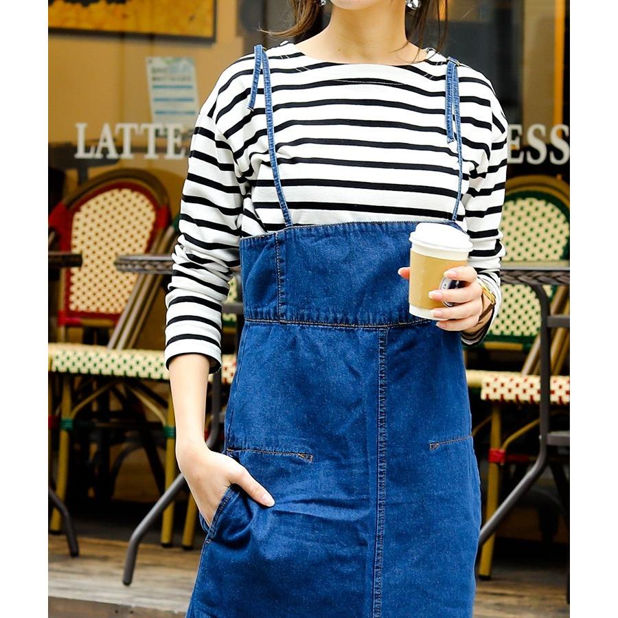 デニム ジャンパースカート ジャンスカ サロペット オールインワン