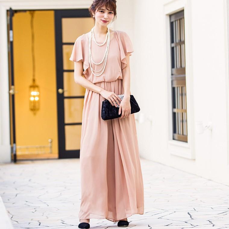 パーティードレス パンツドレス 結婚式 ワンピース パンツスタイル