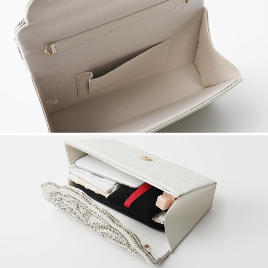 アンテプリマビーズスカラップデザインパーティーバッグ スカラップビーズ刺繍パーティーバッグ「BA1096」-RUIRUE BOUTIQUE
