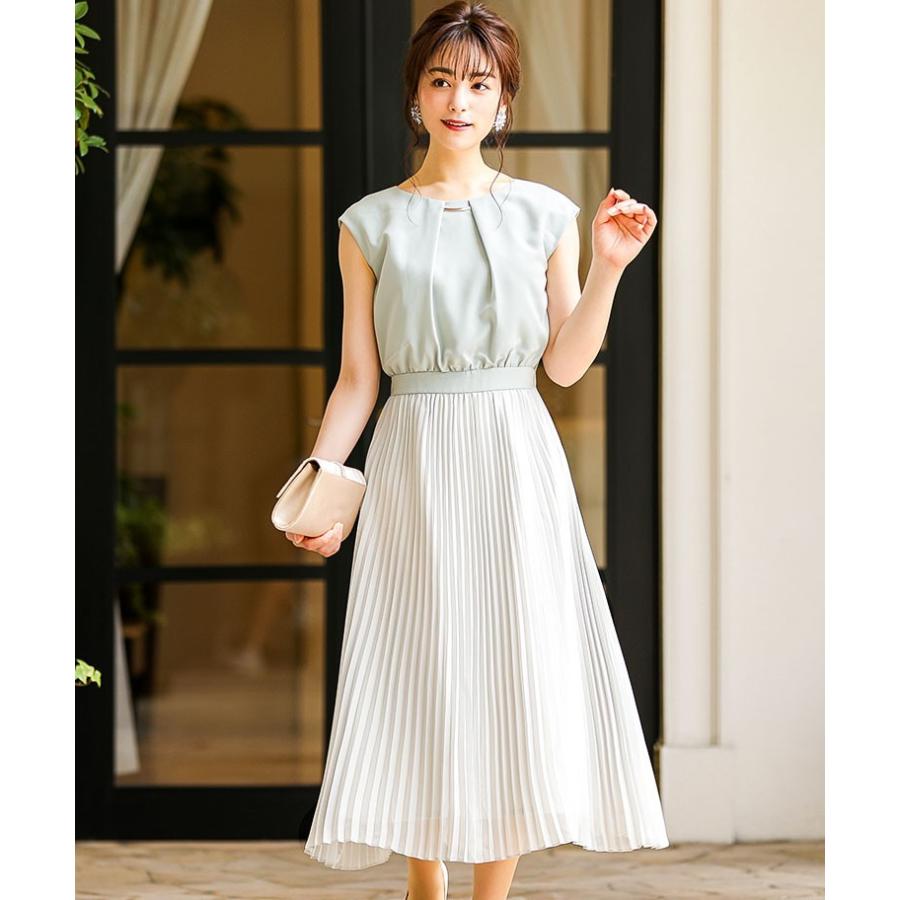 プリーツ使い シルバー 結婚式 ワンピース パーティードレス 大きいロング 袖あり 春 夏 秋 冬 パーティドレス 二次会 2次会 N Fashionletter 通販 Yahoo ショッピング