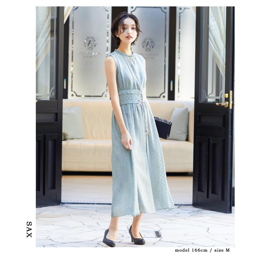 今月限定 特別大特価 結婚式 ワンピース パーティードレス ロング シアー シフォン ドット柄 水玉 ジョーゼット コルセット 編み上げ スピンドル ロング丈 限定価格セール Farmerscentre Com Ng