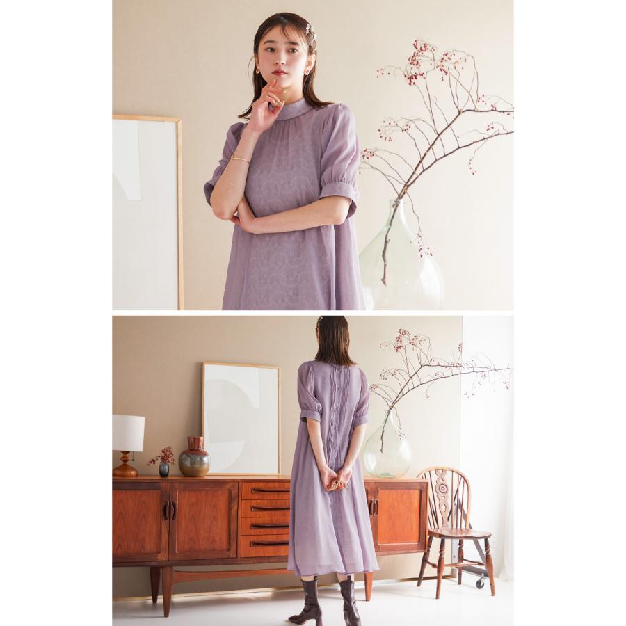 niana パーティードレス　パフスリーブ　Lサイズ niana ニアナ 結婚式[品番：FT000007036]｜Fashion Letter