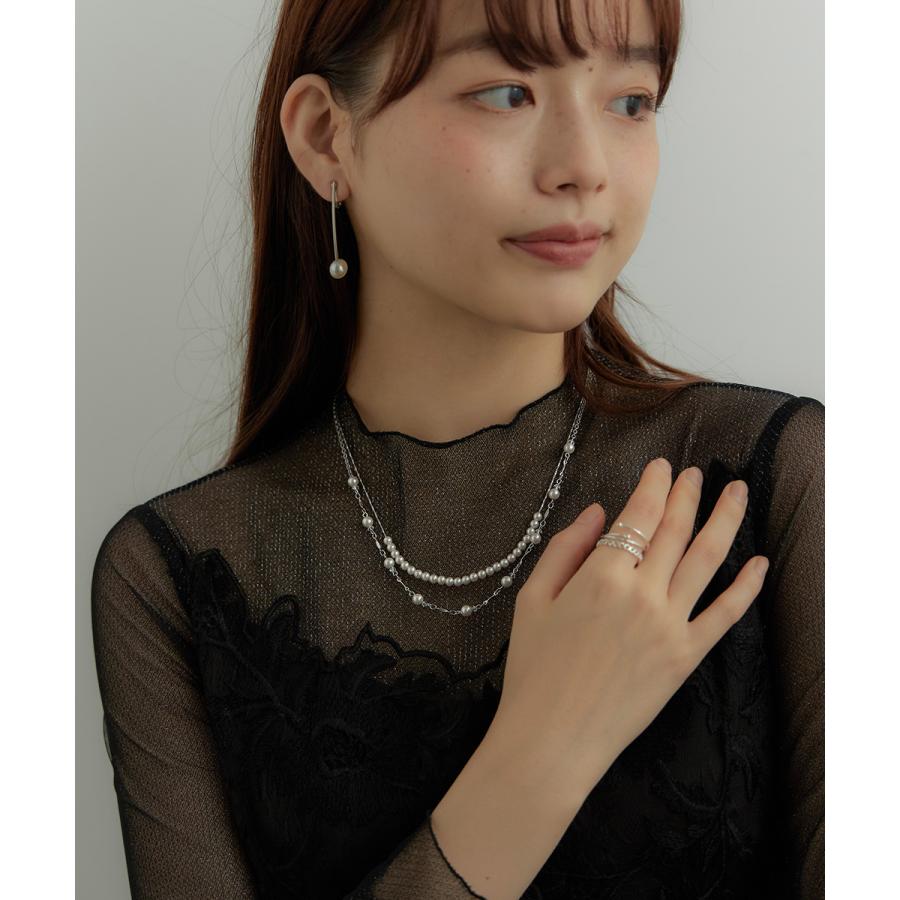 niana ネックレス レディース パール 2連 結婚式 アクセサリー niana ネックレス レディース パール 2連 結婚式 アクセサリー