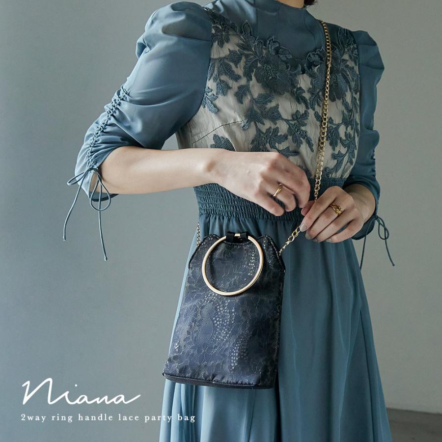 niana パーティー ハンドバッグ パーティーバッグ 2way リング niana パーティー ハンドバッグ パーティーバッグ 2way リング