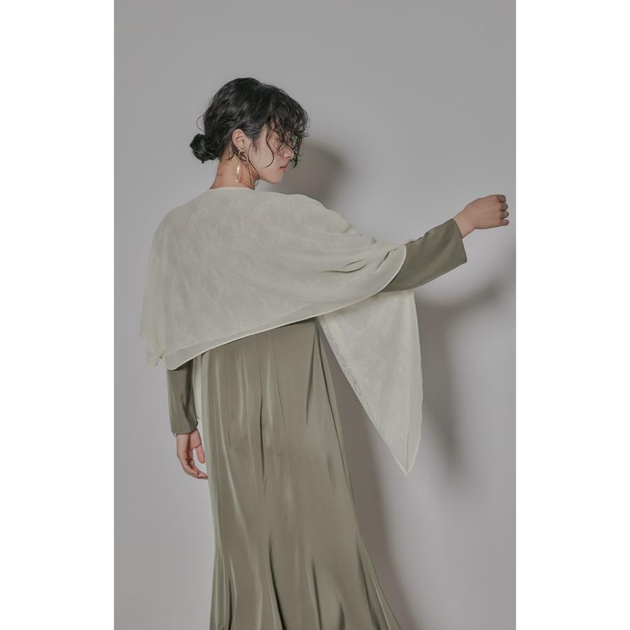 niana 結婚式 レース ストール ショール パーティー シフォン niana 結婚式 レース ストール ショール パーティー シフォン
