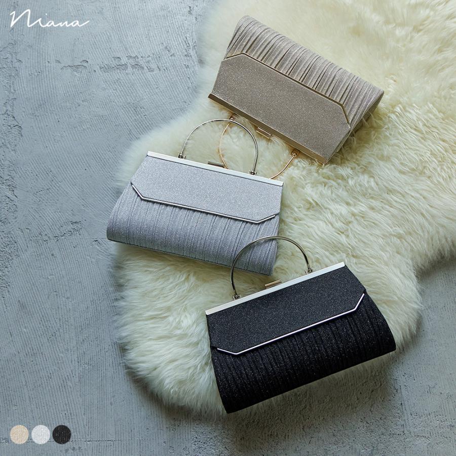 kana・niana «パーティーバッグ&パンプス» 2つセット niana（ニアナ） クラッチバッグ パーティーバッグ 2wayパール刺繍