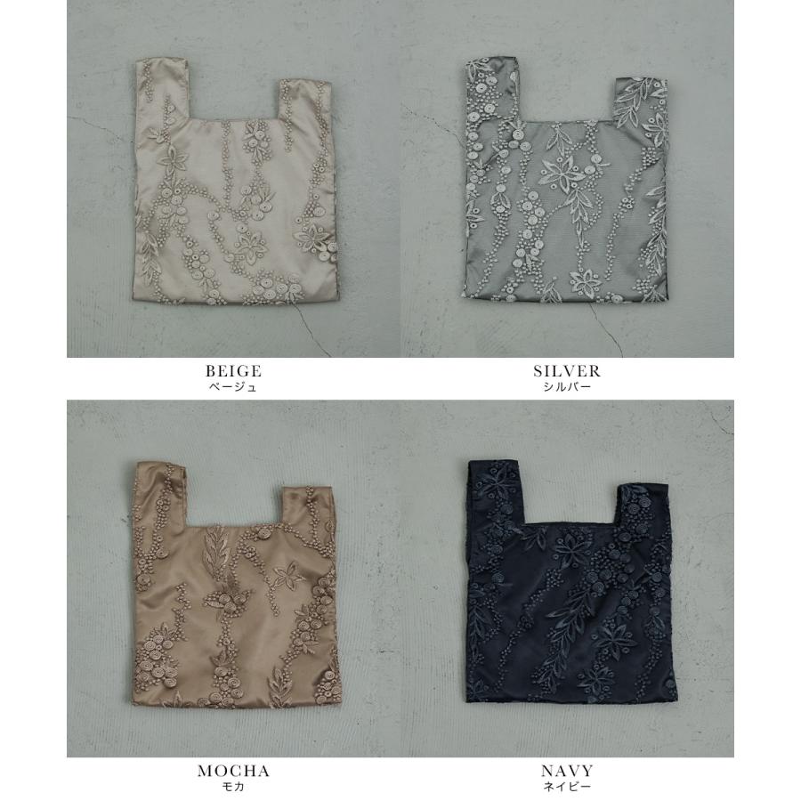 niana 刺繍レースワンハンドルバッグ パーティーバッグ トート niana 刺繍レースワンハンドルバッグ パーティーバッグ トート
