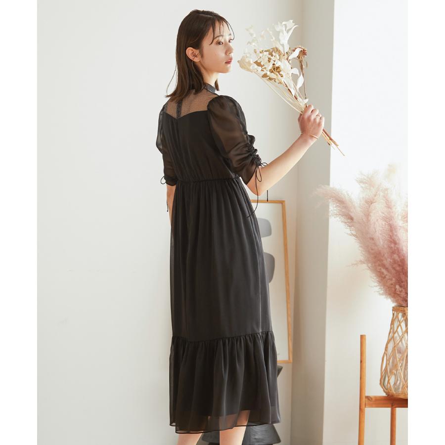 niana 結婚式 ワンピース パーティードレス シアー ラメ niana 結婚式 ワンピース パーティードレス シアー ラメ