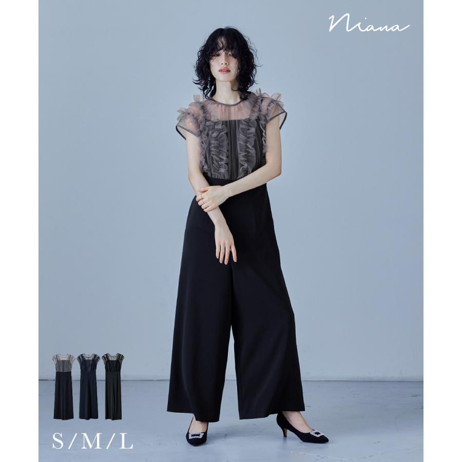 niana チュールドッキングパンツドレス パーティードレス 結婚式 niana チュールドッキングパンツドレス パーティードレス 結婚式