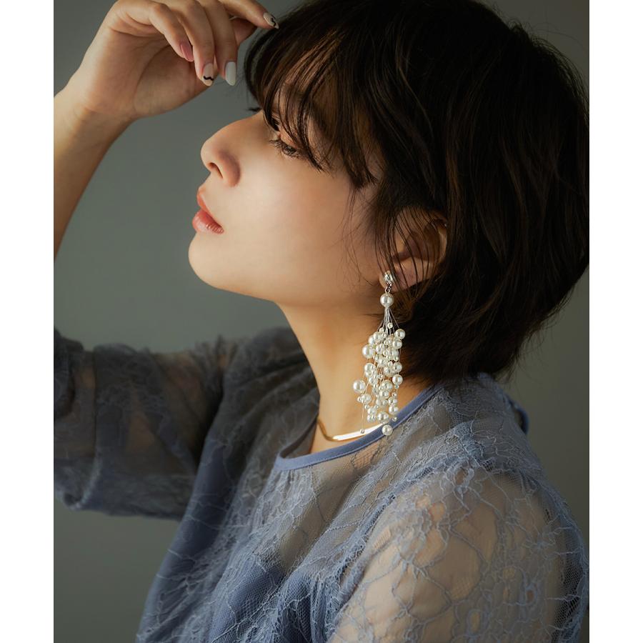 niana（ニアナ） パーティー ピアス 両耳 アクセサリー ロング 
