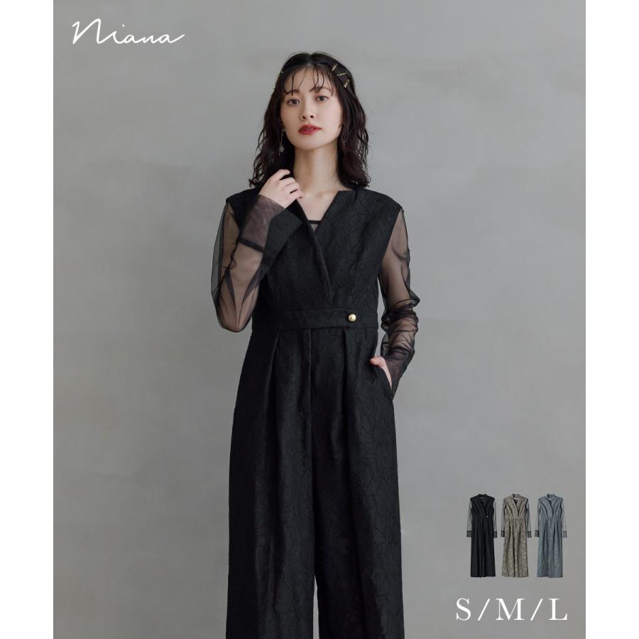 niana（ニアナ） ボンディングレースオールインワンドレス パーティー