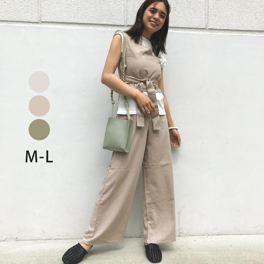 2点セットアップ ワンショルビスチェ ワイドパンツ ワンショルダー セット レディース ロングパンツ タンクトップ キャミソール ビスチェ つなぎ 半袖 Sd25 Fashionletter 通販 Yahoo ショッピング