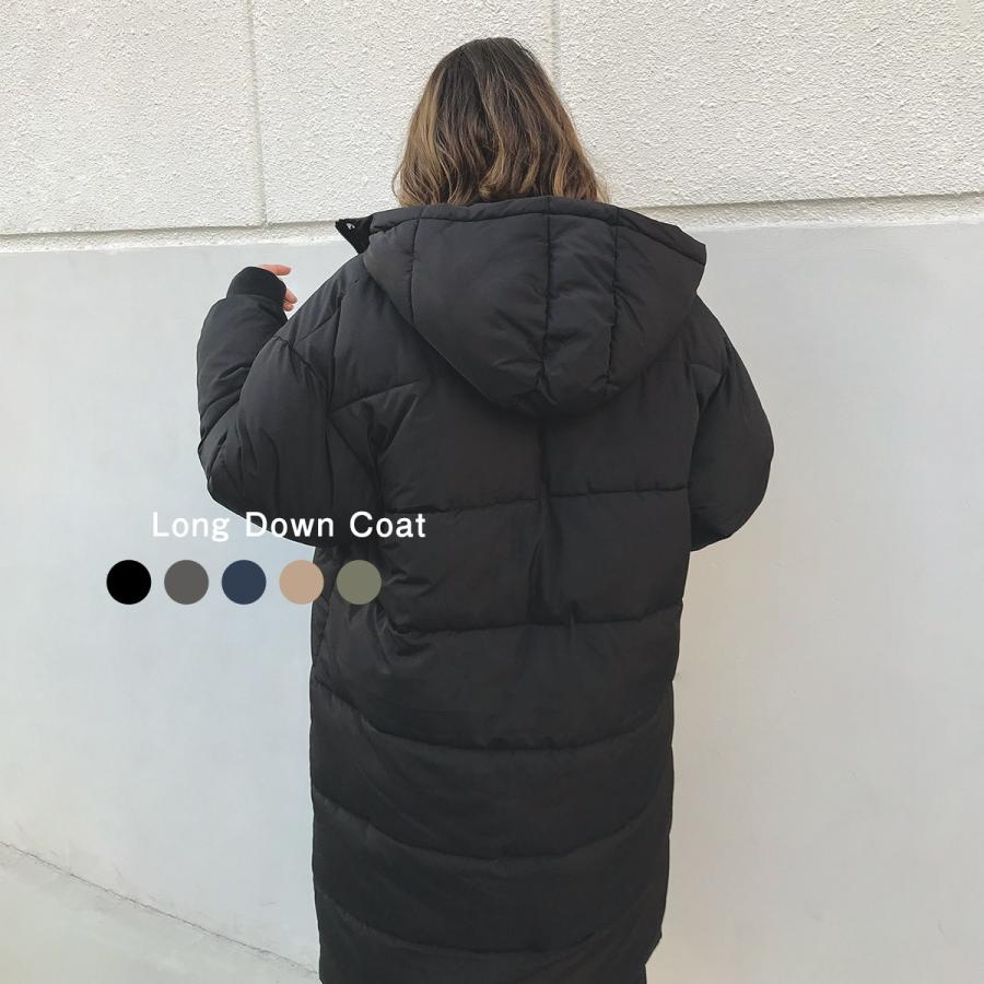 ロング丈 フード付き ダウンコート ダウンジャケット レディース ダウン 上着 コート アウター ブルゾン ジャケット 秋冬 防寒 韓国 ファッション スポーティー Sd9662 Fashionletter 通販 Yahoo ショッピング