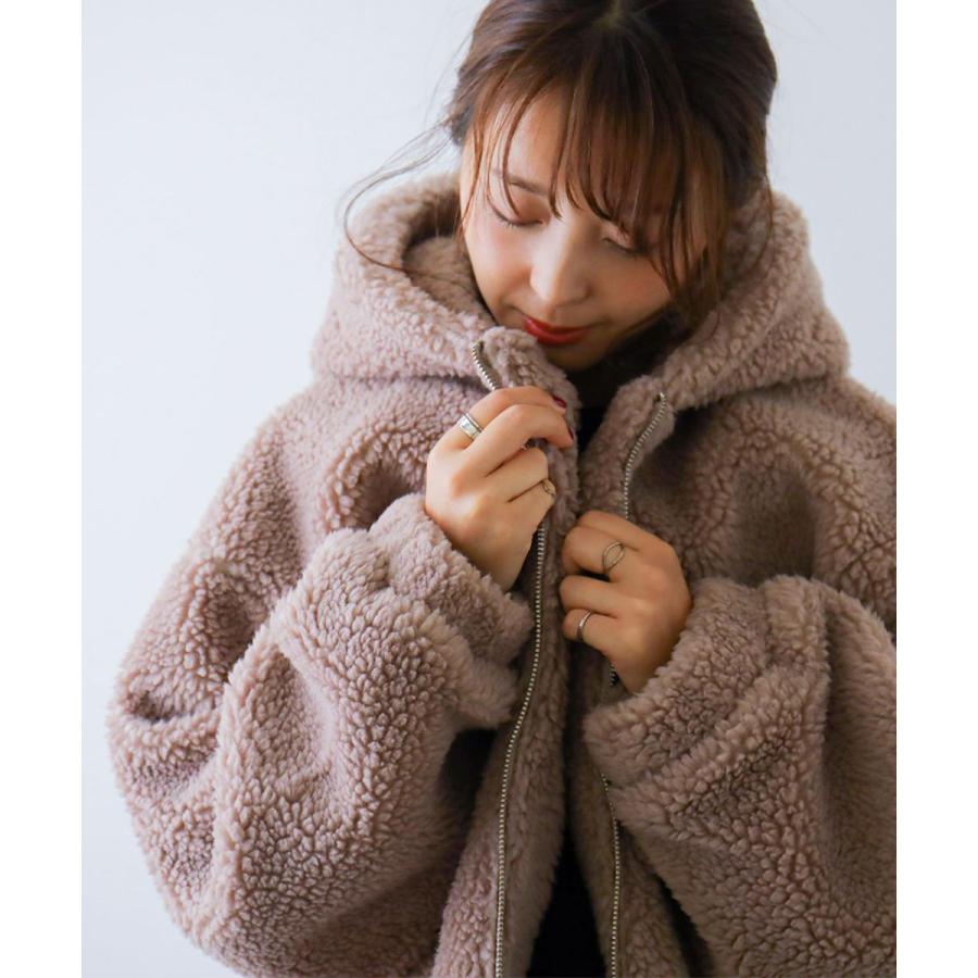 毎回完売 ゆるっと 大人可愛い ボアブルゾン レディース ボア ジャケット ブルゾン フード ボア パーカー フリース 暖か アウター 海外輸入 Centrodeladultomayor Com Uy