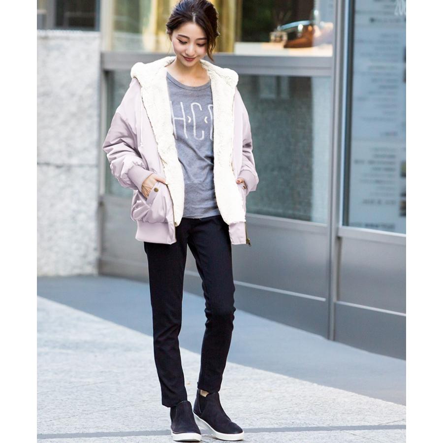 ファーフード ビッグ MA-1 レディース オーバーサイズ ミリタリージャケット ファー フード ブルゾン アウター エムエーワン カジュアル 冬アウター 秋 冬