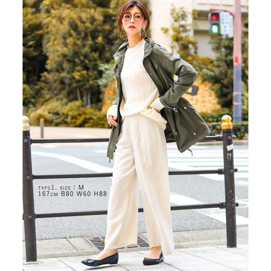 マウンテンパーカー レディース マウンパ マンパ モッズコート ミリタリーコート 30代 40代 50代 インフード フード付き 大きいサイズ Y262 Fashionletter 通販 Yahoo ショッピング