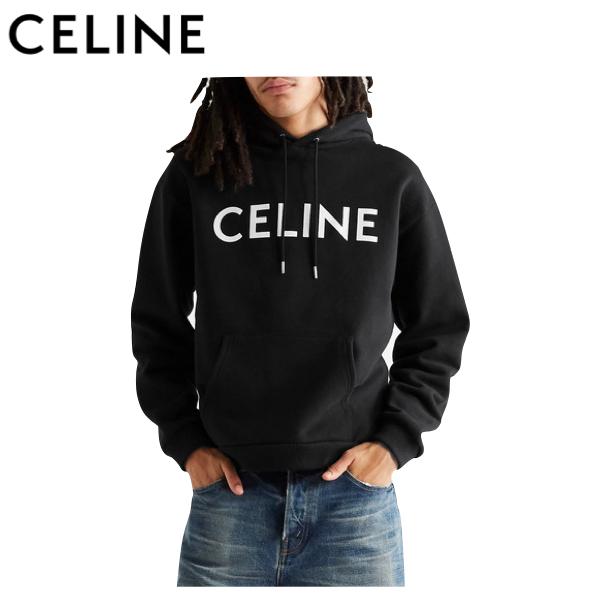 4colors】 CELINE Hoodie Mens 2020AW ロゴプリント ループバック ...