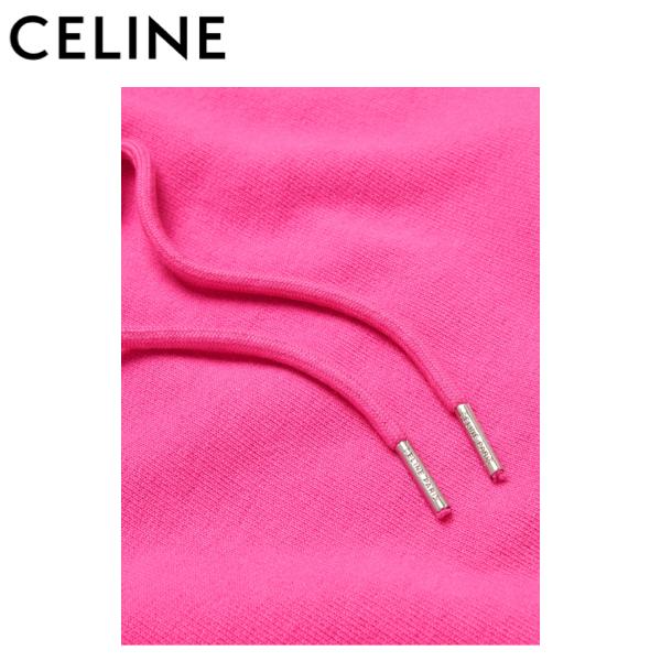 CELINE HOMME Logo-Print Cotton-Jersey Hoodie 2021SS セリーヌ 