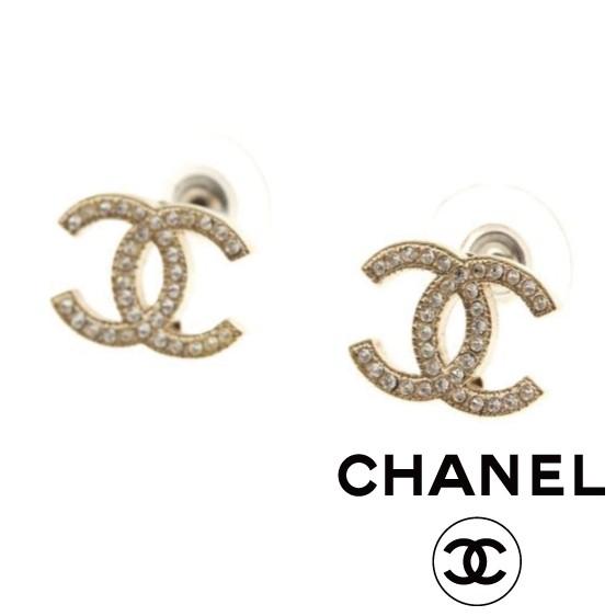 Chanel ロゴ ピアス シャネル-