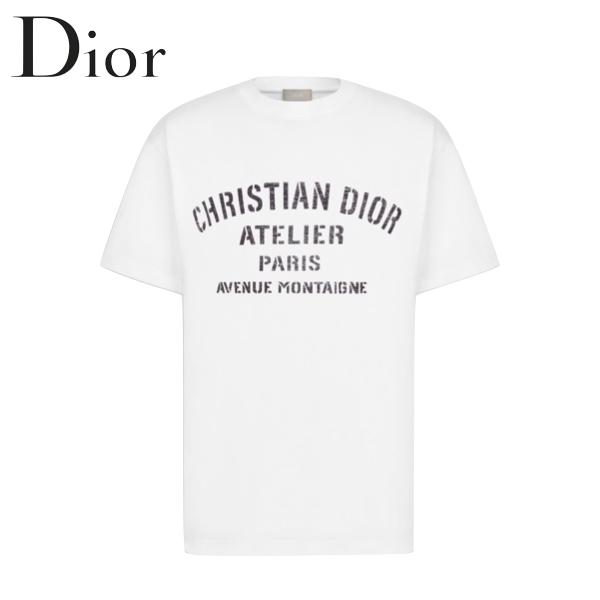 2colors】Dior CHRISTIAN DIOR ATELIER Oversized T-shirt 2020AW 