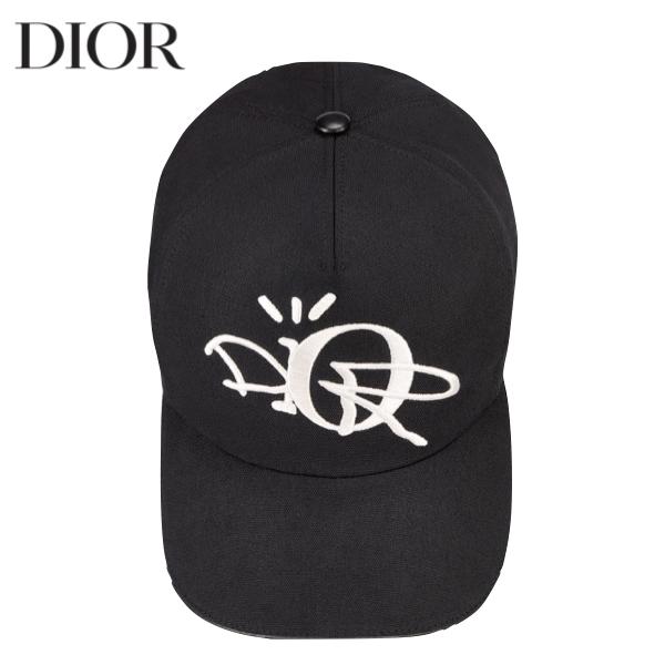 Christian Dior CACTUS JACK DIOR Baseball cap Black 2022AW Christian Dior CACTUS JACK DIOR Baseball cap Black 2022AW