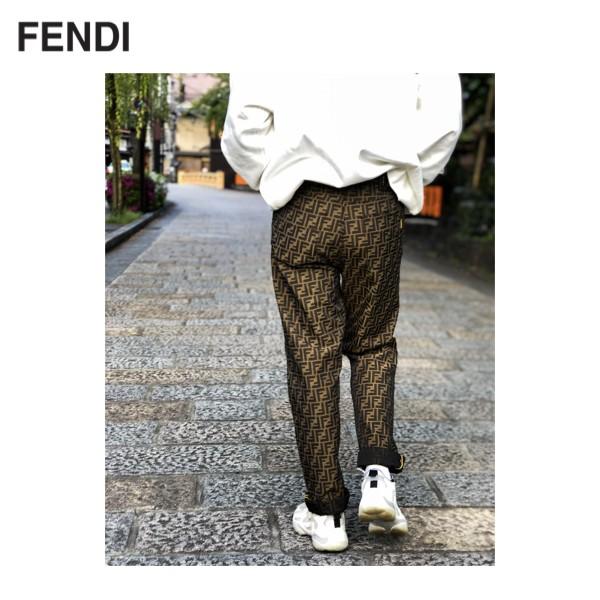 FENDI Jacquard FF Logo Trousers Pants フェンディ ジャカード FFロゴ 
