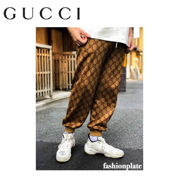 Gucci グッチ ロゴ ジョギングパンツ スウェットパンツ