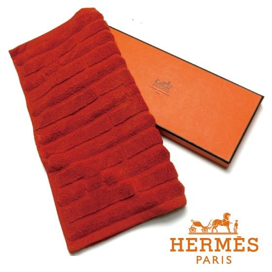 HERMES エルメス タオル マット 40x70 ラビリンス コットン100%-