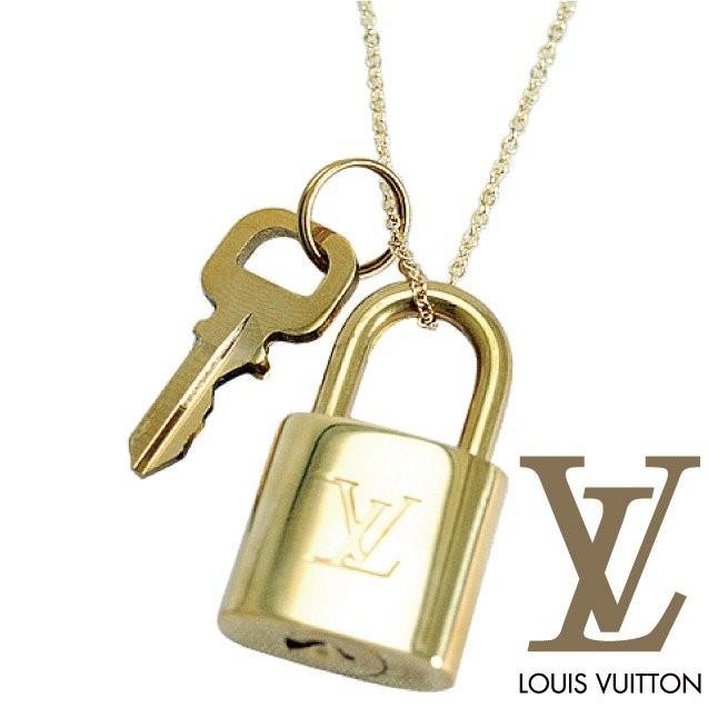 【非売品・SALE!!】[LOUIS VUITTON] padlock necklace ルイ・ヴィトン パドロック カデナ 南京錠