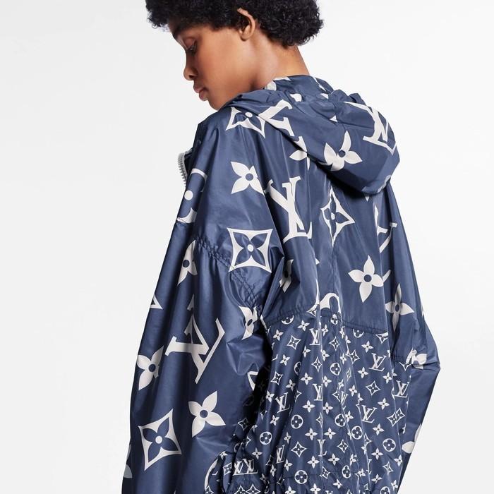 最高の品質 LOUIS VUITTON ルイヴィトン パーカー ブルー Sサイズ