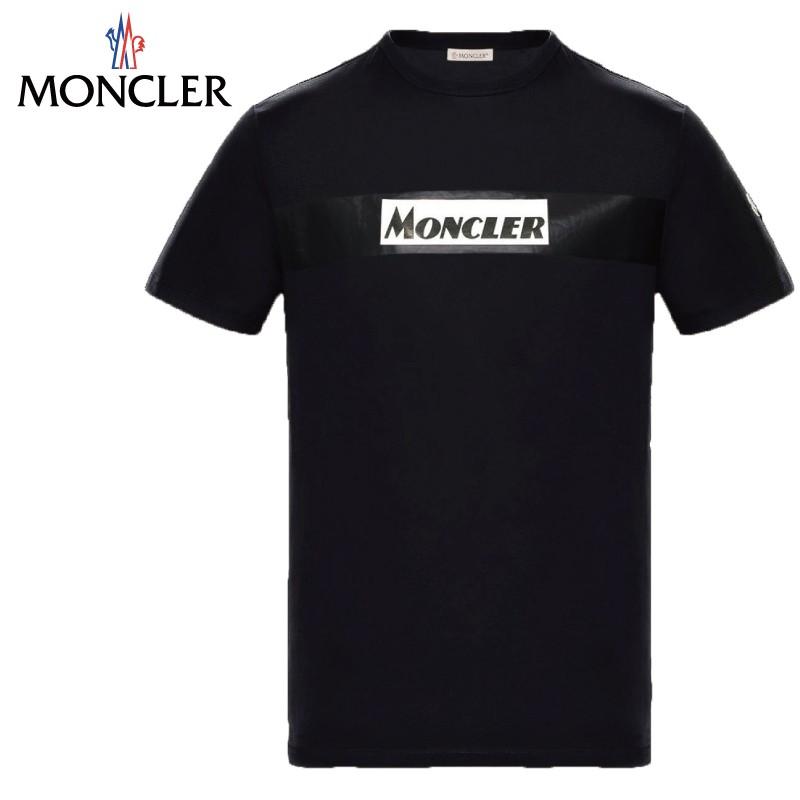 MONCLER モンクレール T-SHIRT Tシャツ Noir ブラック メンズ 2019-2020年秋冬 :moncler-mens