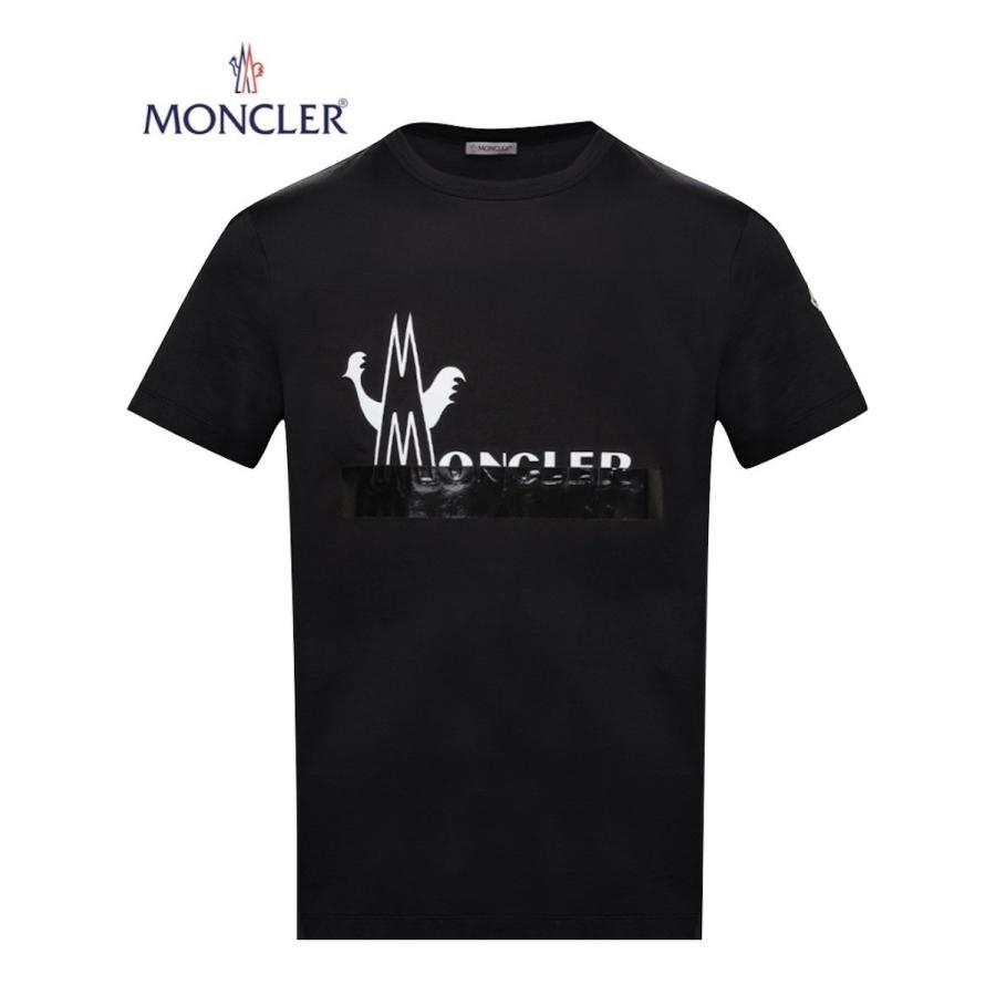 MONCLER T-SHIRT Noir Black Mens 2020SS モンクレール Tシャツ ブラック メンズ 2020年春夏新作