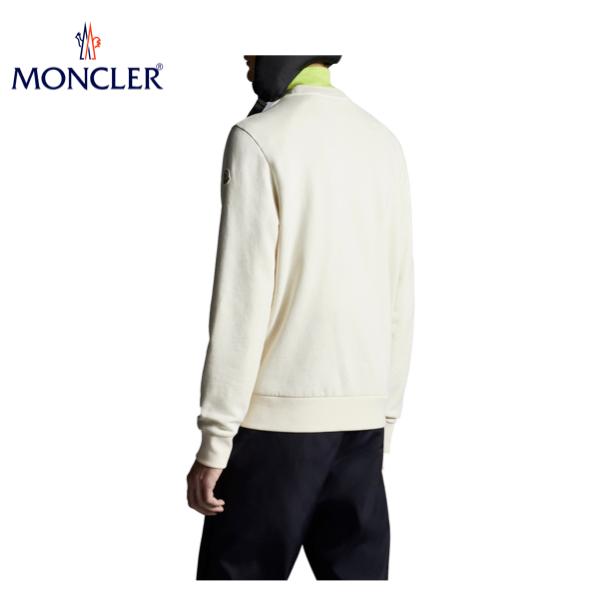 MONCLER Sweatshirt With Lettering Off White Mens 2021AW 