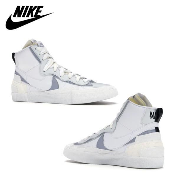 Nike×sacai Blazer Mid White Wolf Grey Sneaker Shoes ナイキ×サカイ Nike×sacai Blazer Mid White Wolf Grey Sneaker Shoes ナイキ×サカイ