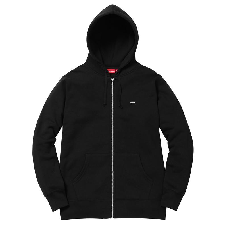 Supreme シュプリーム 2018年春夏 Small Box Zip Up Hooded Sweatshirt ブラック :sup