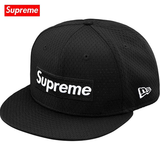 Supreme シュプリーム 2018年春夏 Mesh Box Logo New Era 59FIFTY baseball hat Black