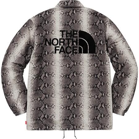 2018SS Supreme The North Face Snakeskin Taped Seam Coaches Jacket black  シュプリーム ノースフェイス コーチジャケット 黒