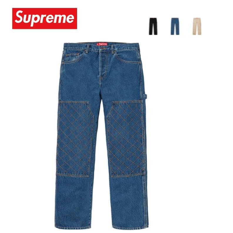 安い直販店 Supreme シュプリーム Diamond Stitch Carpenter Jean