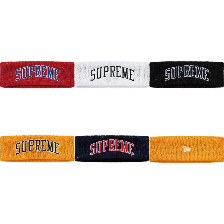 Supreme シュプリーム New Era Sequin Arc Logo Headband ヘッドバンド 