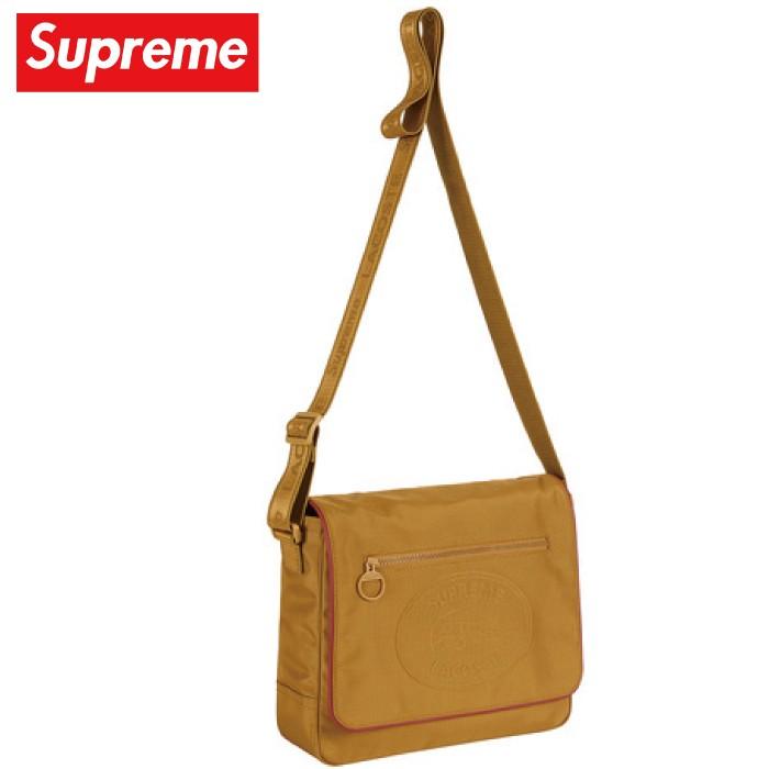 高い品質 Supreme 2019年春夏 ゴールド Gold バッグ Bag Messenger Small LACOSTE シュプリーム ショルダーバッグ