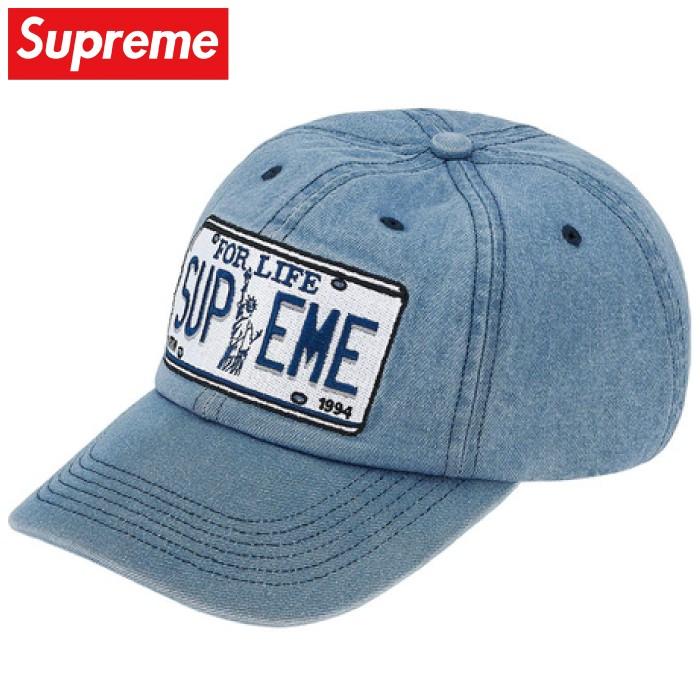 Supreme シュプリーム License Plate 6 Panel キャップ 帽子 デニム 2020ss 2020年春夏 Doc Sg